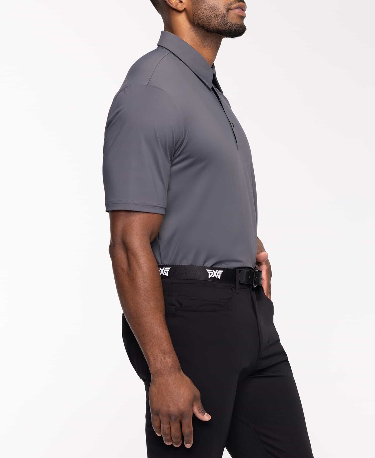 Comfort Fit BP Signature Polo Charcoal